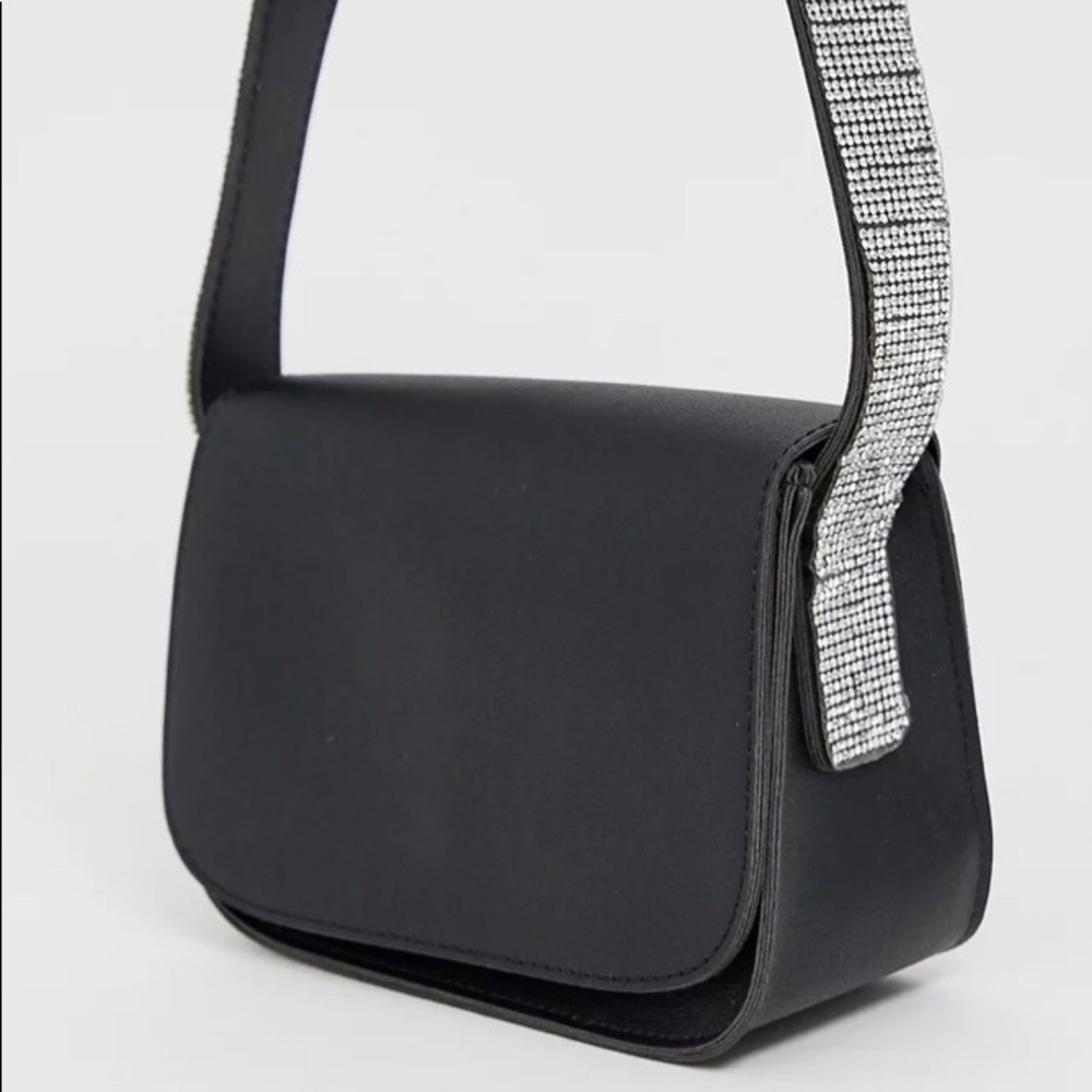 ASOS RHINESTONE HANDLE BAG